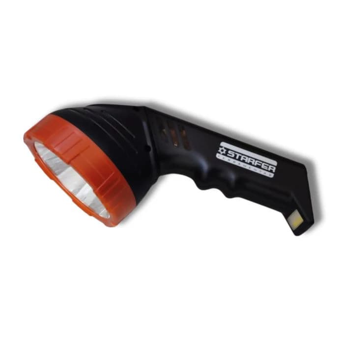 Lanterna Recarregável Starfer Manual para Mecânico Prática e Multifuncional Luz Forte e Potente SB