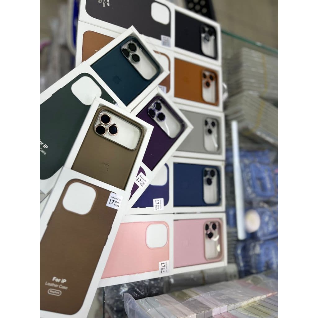 Capa Capinha Couro compatível IPhone 17 Air, Pro e Pro Max