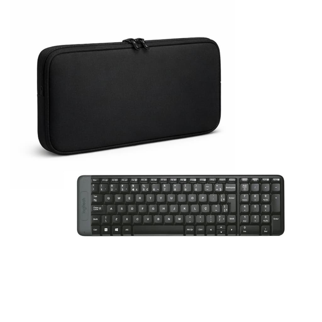 Capa Case Teclado Logitech Mk220 Transporte Seguro