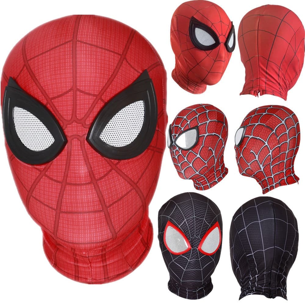 Máscara Elástica do Homem-Aranha/- Crianças/Adultos
