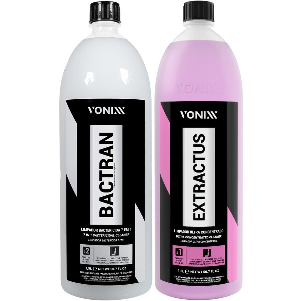 Limpa Estofados Sofá Banco Extractus Bactran 1,5L Vonixx