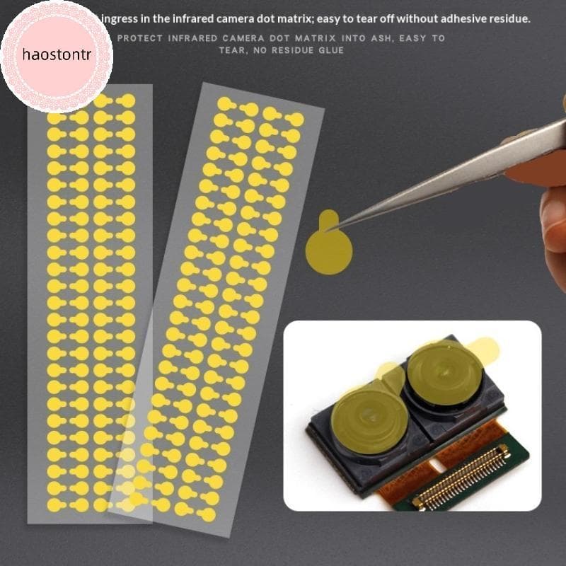 Haostontr 28/40/80/100pcs Adesivo De Câmera Protetora Adesivos De Poeira Fita De Alta Temperatura Para Telefone Matriz D