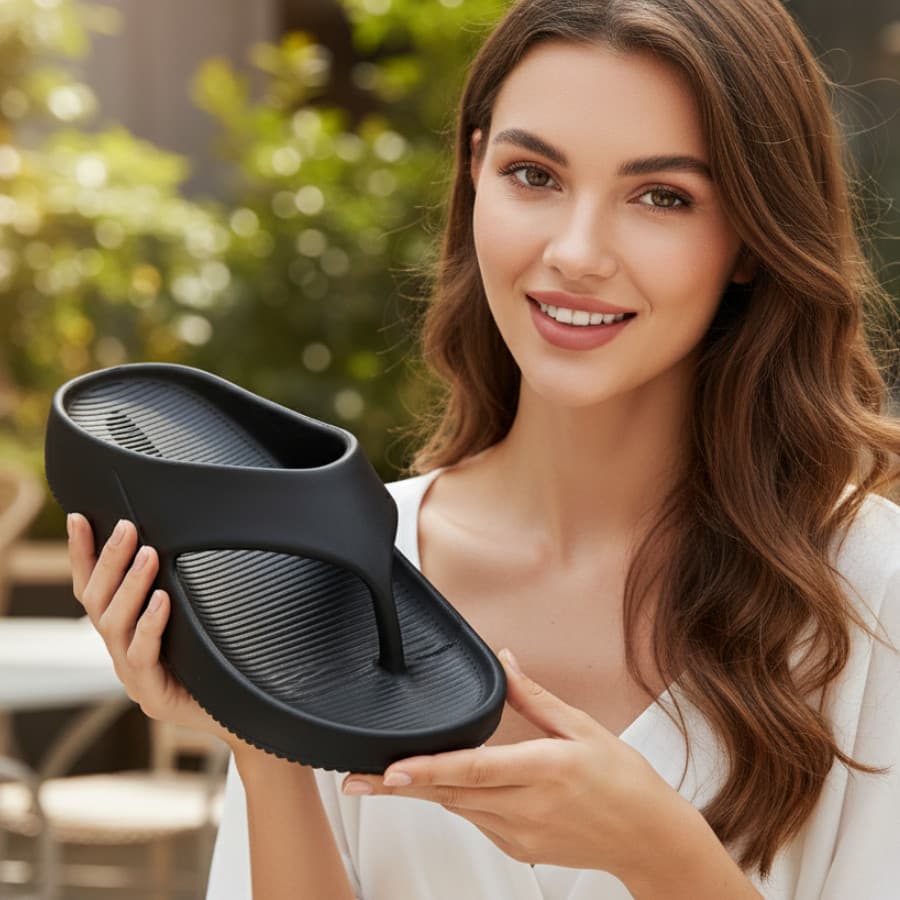 Chinelo de Dedo Nuvem Unissex em EVA – Leve, Confortável e Ideal para Praia e Dia a Dia