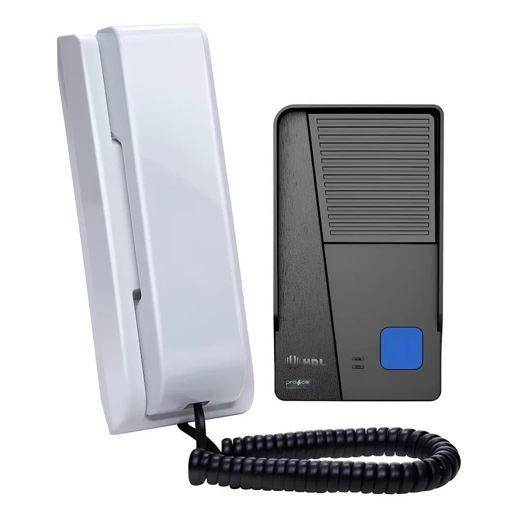 Interfone Porteiro Eletrônico HDL F8 Áudio Class Branco