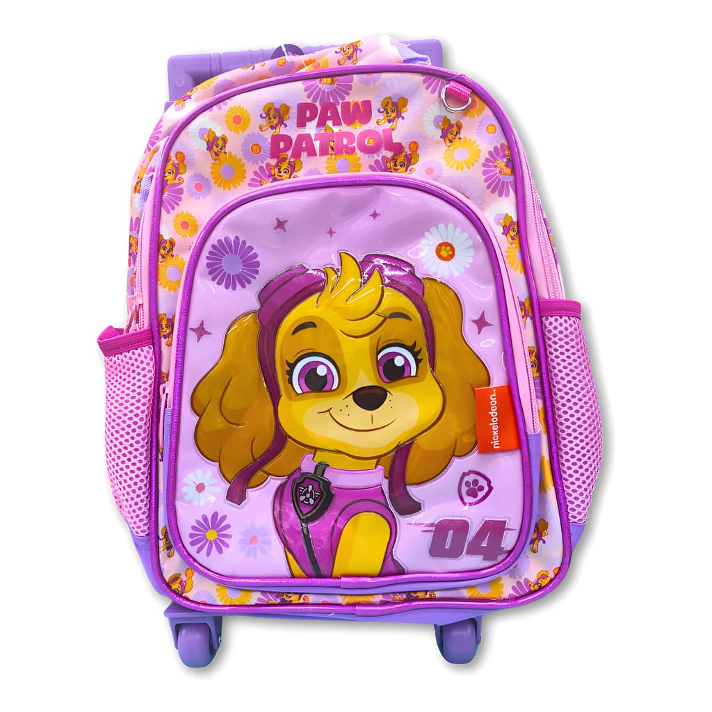Mochila Infantil Rosa Chiclete Patrulha Canina – Ideal para Escola