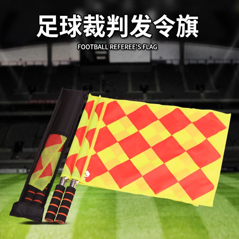 Bandeira de borda de patrulha de resistência, bandeira de árbitro de borda de futebol, bandeira de sinal, bandeira de mã