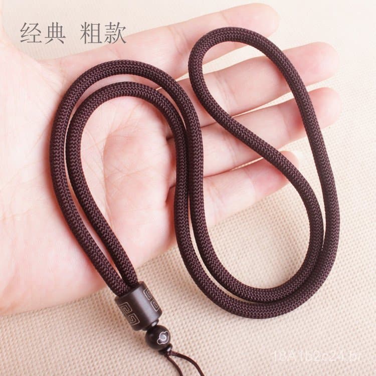 Cordão de colar com incrustações de sândalo e fio de prata, cordão de pingente masculino estilo grosso, colar vintage ar