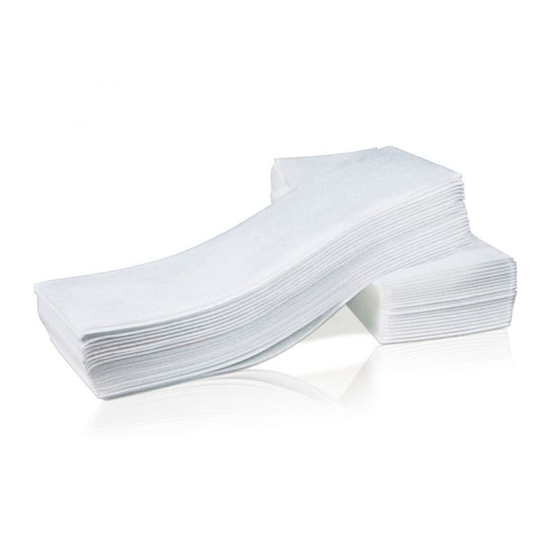 25un - Papel Falso Tecido Lenço Depilação TNT Cera Fácil