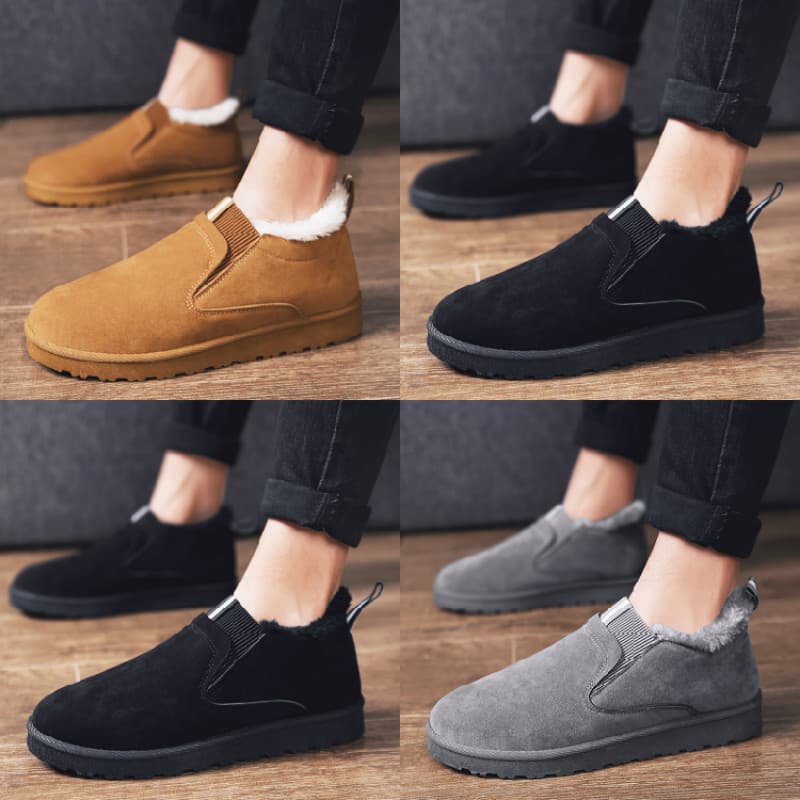 2024 novo estilo botas de neve homens inverno quente forro de lã botas de algodão nordeste botas curtas masculinas versã