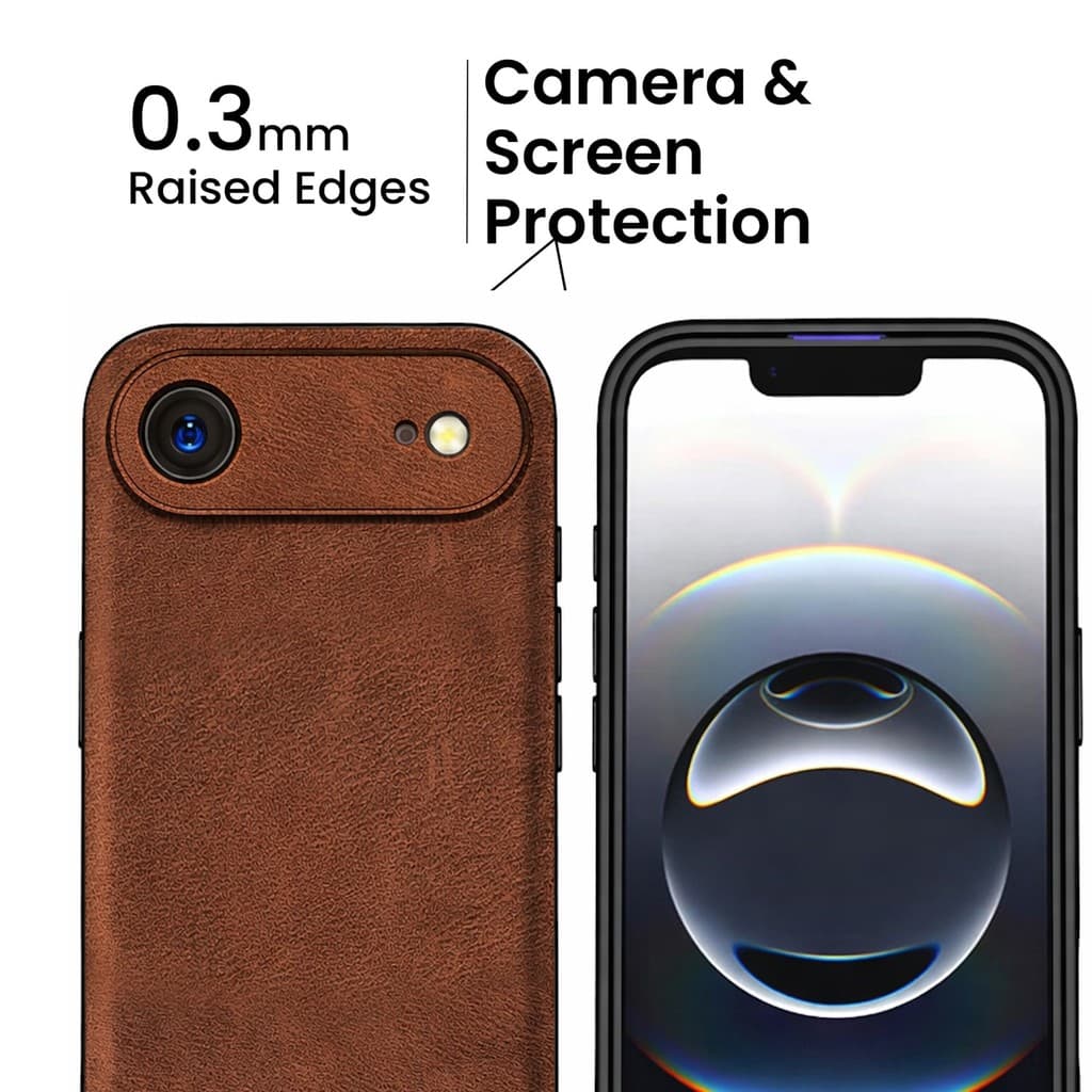 Capa De Celular Couro Luxury iPhone 17 Pro Max 17 Pro 17 Air Case Masculina Feminina