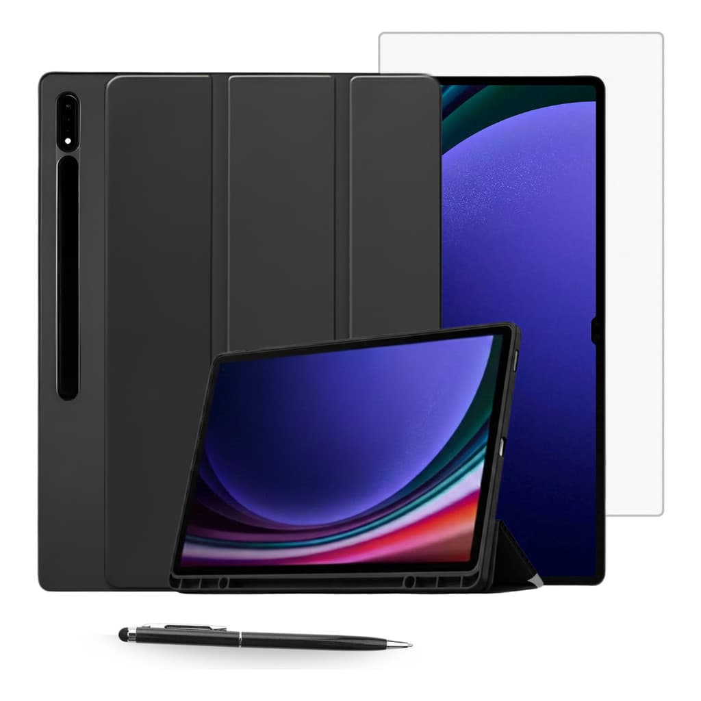 Kit Capa Smart + Película E Caneta Para Galaxy S9 Ultra