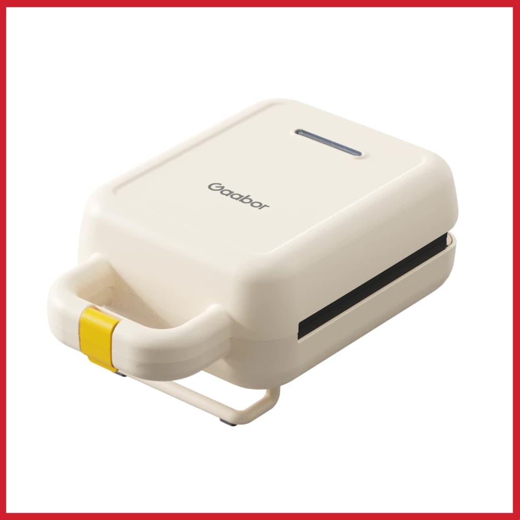 Sanduicheira Elétrica Gaabor 600W Antiaderente Grelha Removível Portátil Fácil de Limpar Compacta
