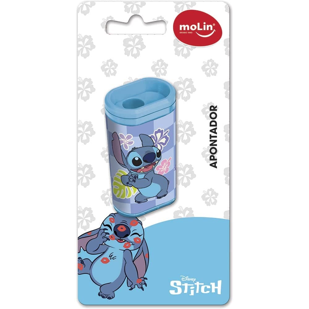 Apontador com Depósito Stitch Disney Sortido Molin 1 UN