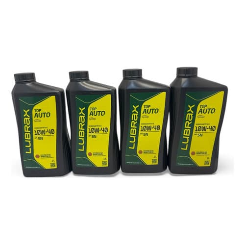 Óleo Motor Lubrax 10w-40 Api Sn Carros Suv Camionetes 4un/4l