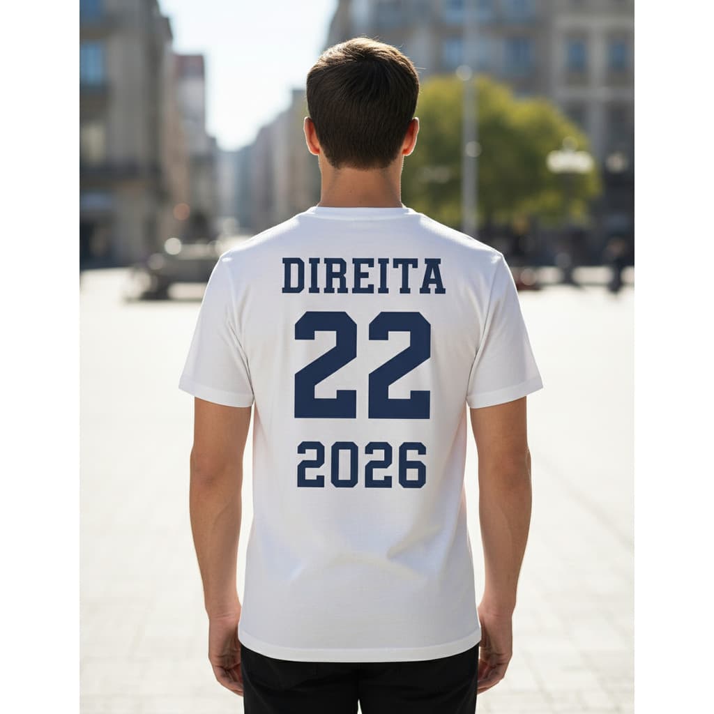 Camiseta Masculina Direita Conforto Qualidade Visual Atual