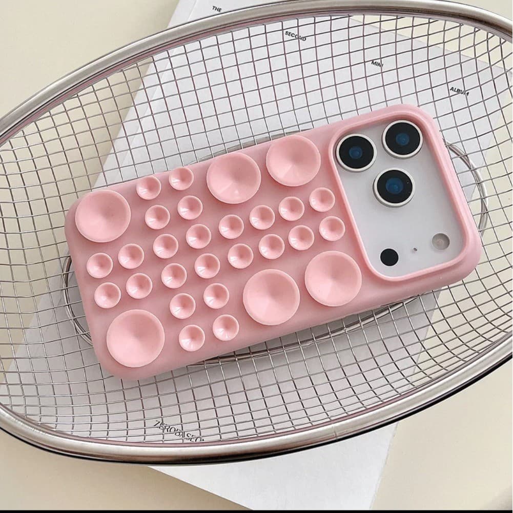 Capa De Telefone Com Ventosa De Silicone Líquido Ultra Forte Colorida Para IPhone17 16 15 14 13 ProMax Adsorção De Metop