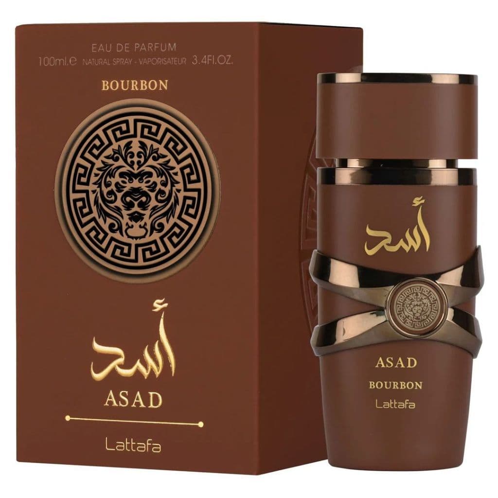 Perfume Arabe Masculino Asad Bourbon 100 ml Com Pimenta Preta e Baunilha entrega rapida