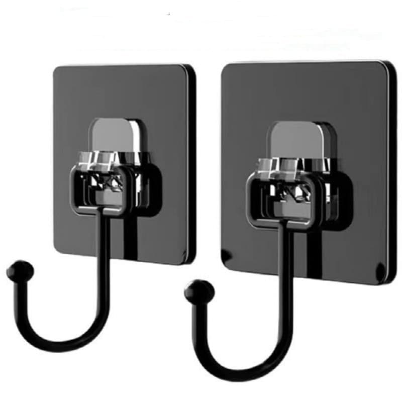 1/2/3 Pcs Gancho Preto , Gancho Multiuso Para , Adequado Para Cozinha, Quarto, Sala De Estar.