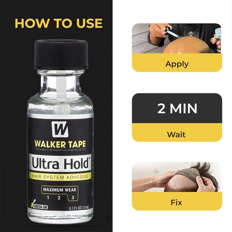Cola Líquida Para Cabelo Ultra Hold 15ml/41.4ml/101ml Fita Walker Prótese Peruca Renda Frontal(FT)