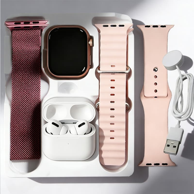 kit De Fone De Ouvido Sem Fio Smartwatch , Papéis De Parede Personalizados , Calculadora , Bluetooth Masculino E Feminin