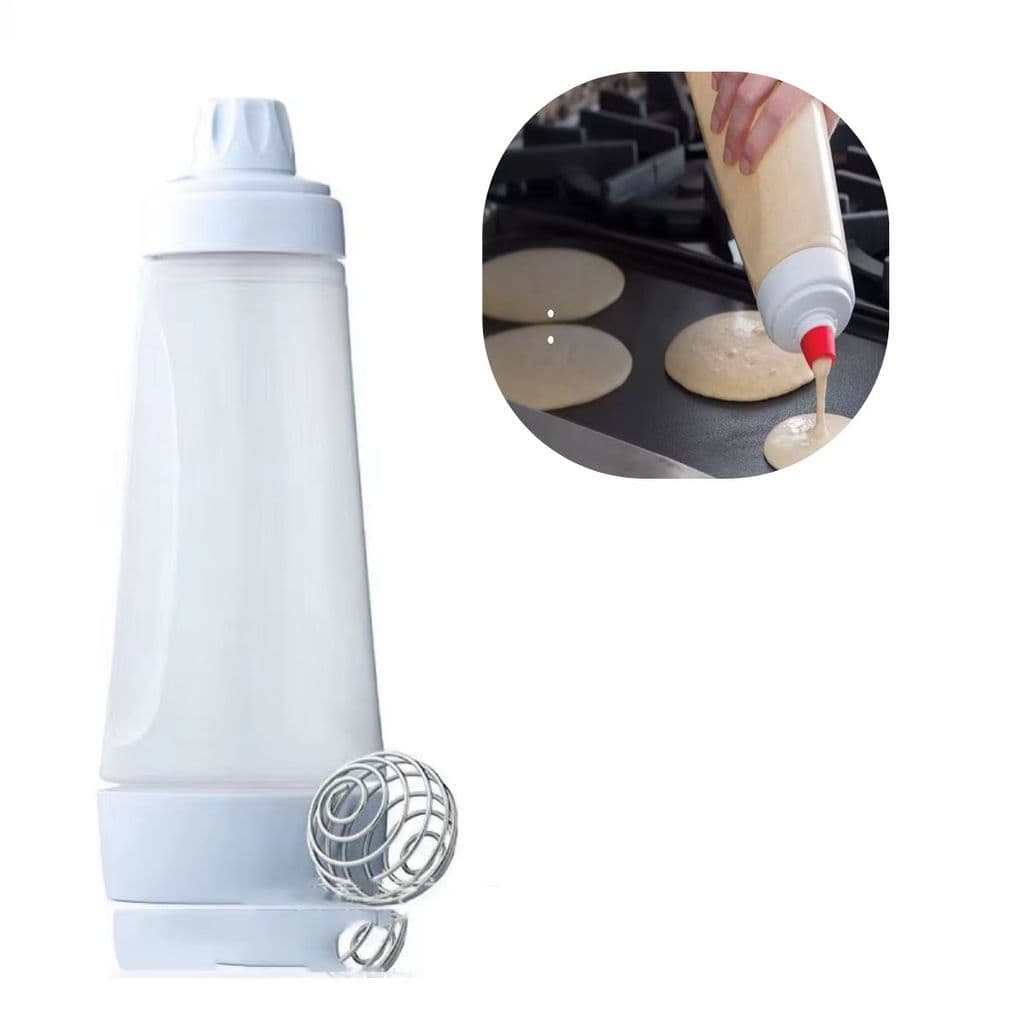 Misturador Massa Panqueca Waffle Crepe Dosador Manual Shake Mixer Cozinha