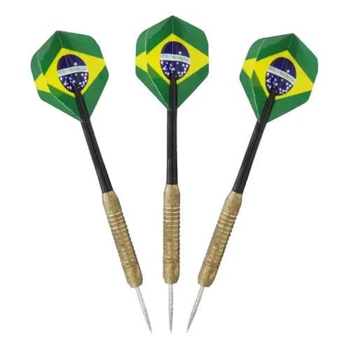 🎯 KIT JOGO DE DARDOS PROFISSIONAL NTK AÇO INOX 3 UNIDADES COM BOLSA TREINO E COMPETIÇÃO ORIGINAL NAUTIKA
