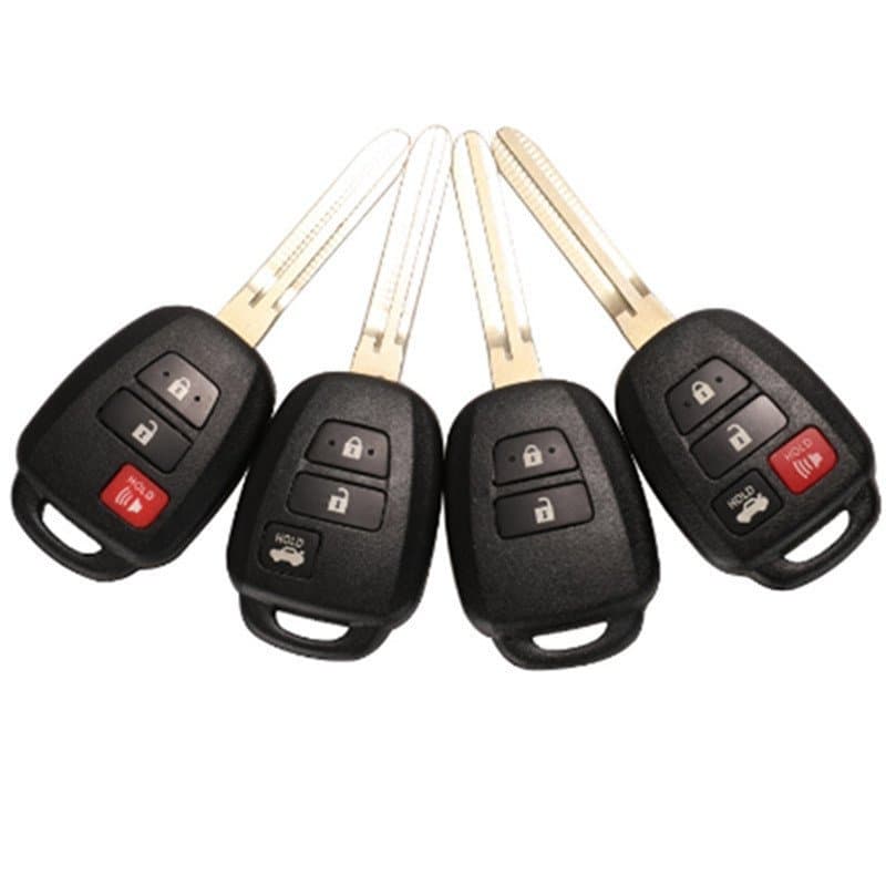 Chave de carro compatível com Toyota Corolla Camry, carcaça de controle remoto com 234 teclas, modelo de comércio exteri
