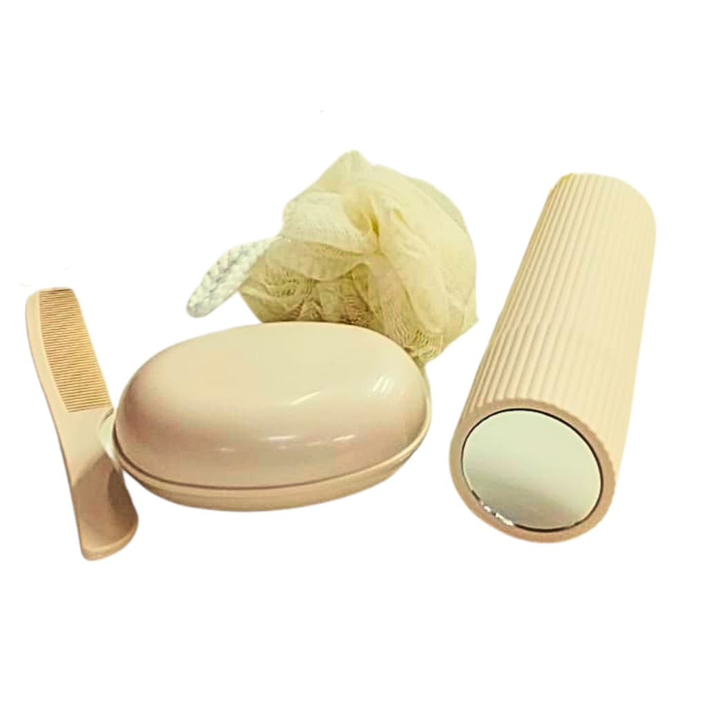 Kit Viagem Organizador Banho Higiene Necessaire Transparente