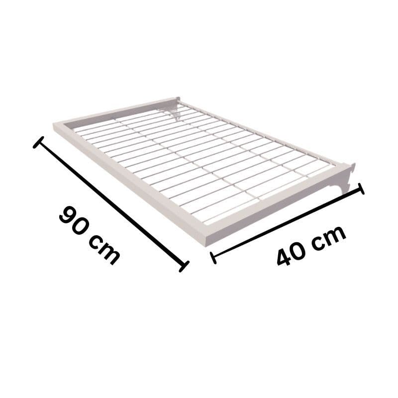 Prateleira Closet Modular Tubo 20 x 20 - 90 x 40 Cm Branco