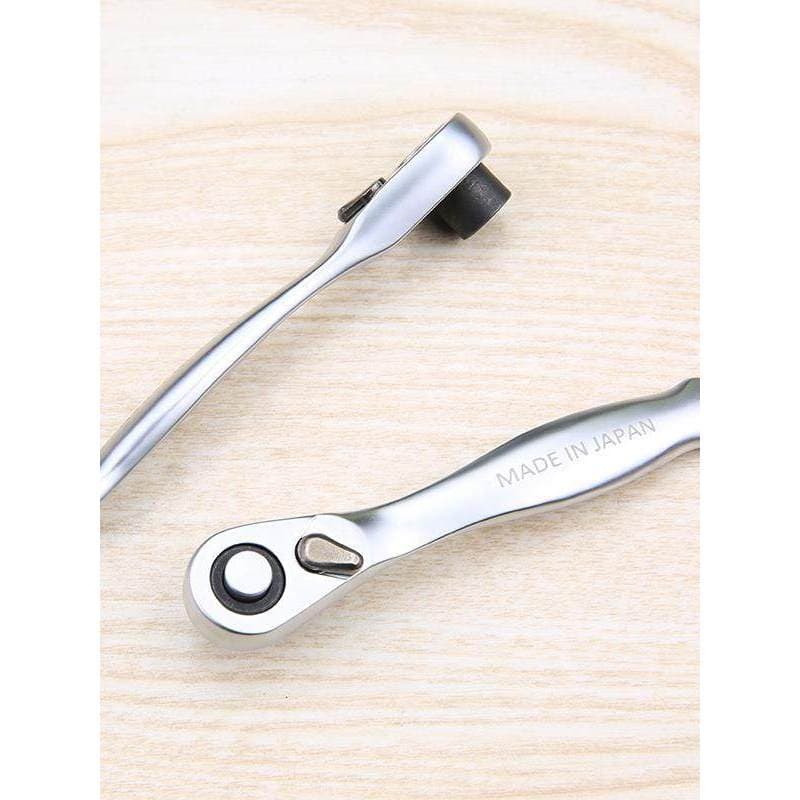 Mini chave de catraca japonesa, chave de fenda rápida, catraca bidirecional, manga de 1/4 e soquete de broca de parafuso