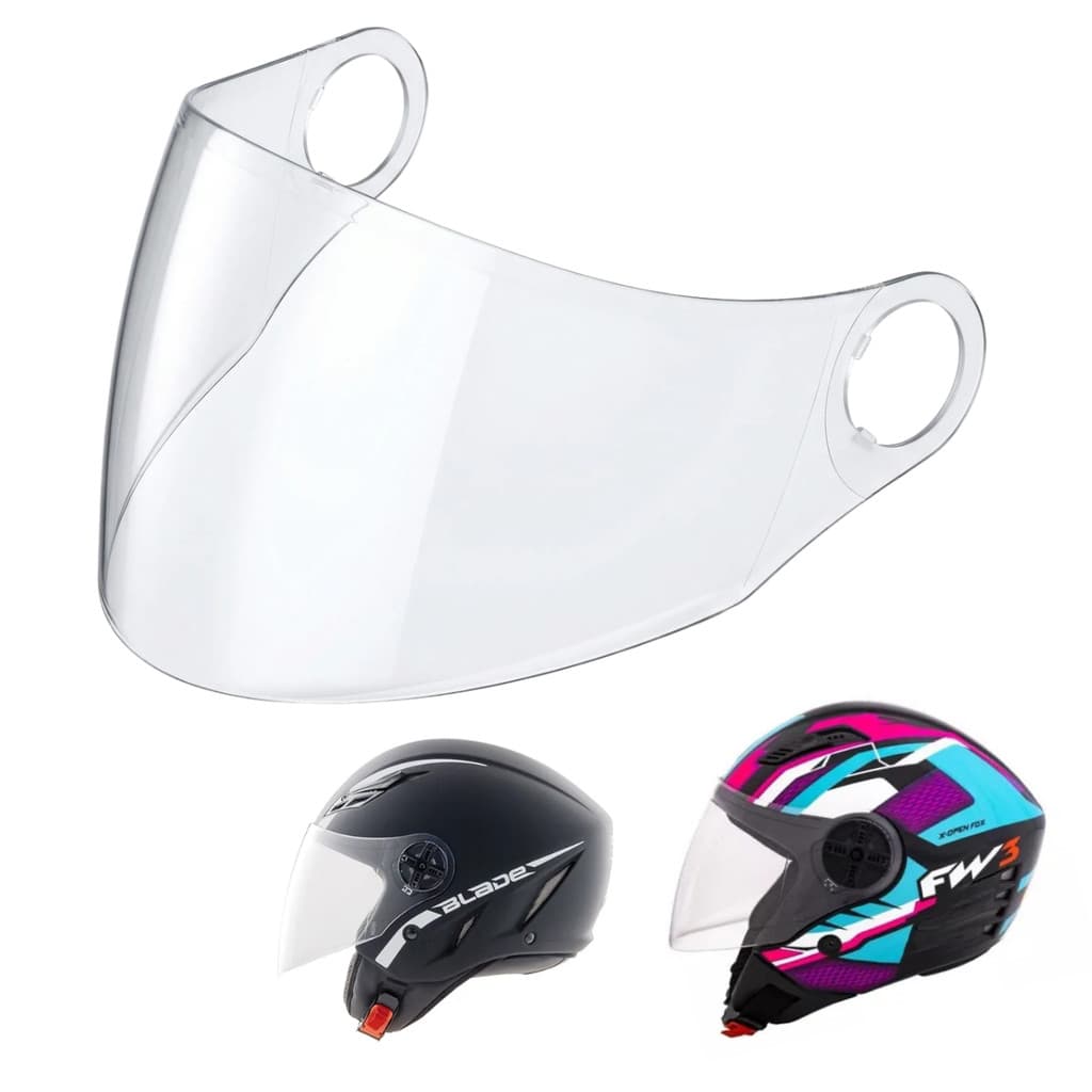 Viseira Para Capacete FW3 X Open Aberto / AGV Blade Cristal Transparente