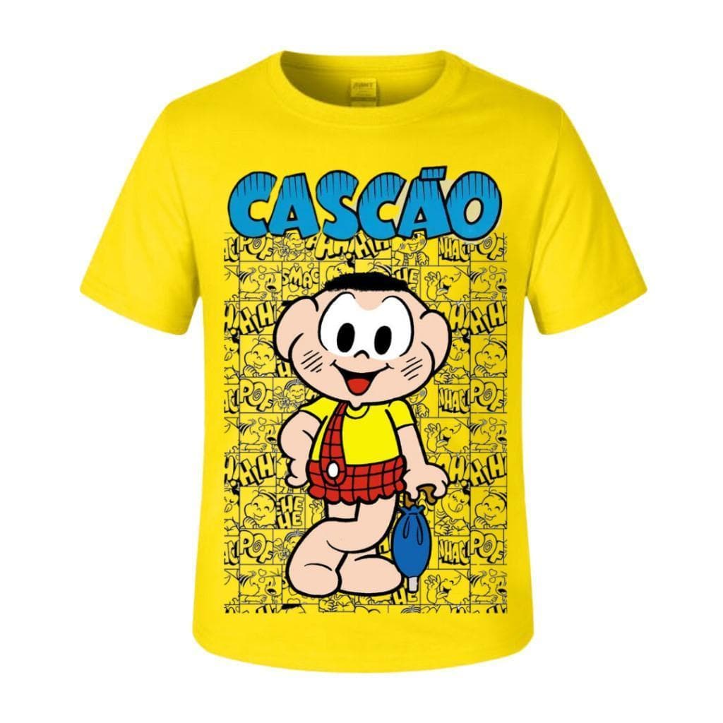 Camiseta Infantil 100% Algodão Estampa Personagens Quadrinhos Visual Divertido Tecido Leve Conforto Uso Diário Kids
