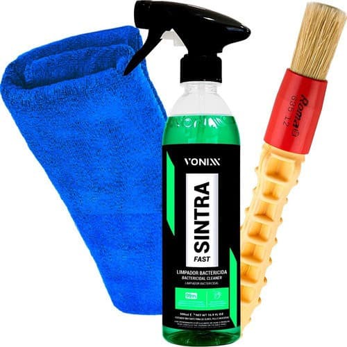 KIT SINTRA FAST LIMPADOR + PINCEL DE LIMPEZA + PANO VONIXX