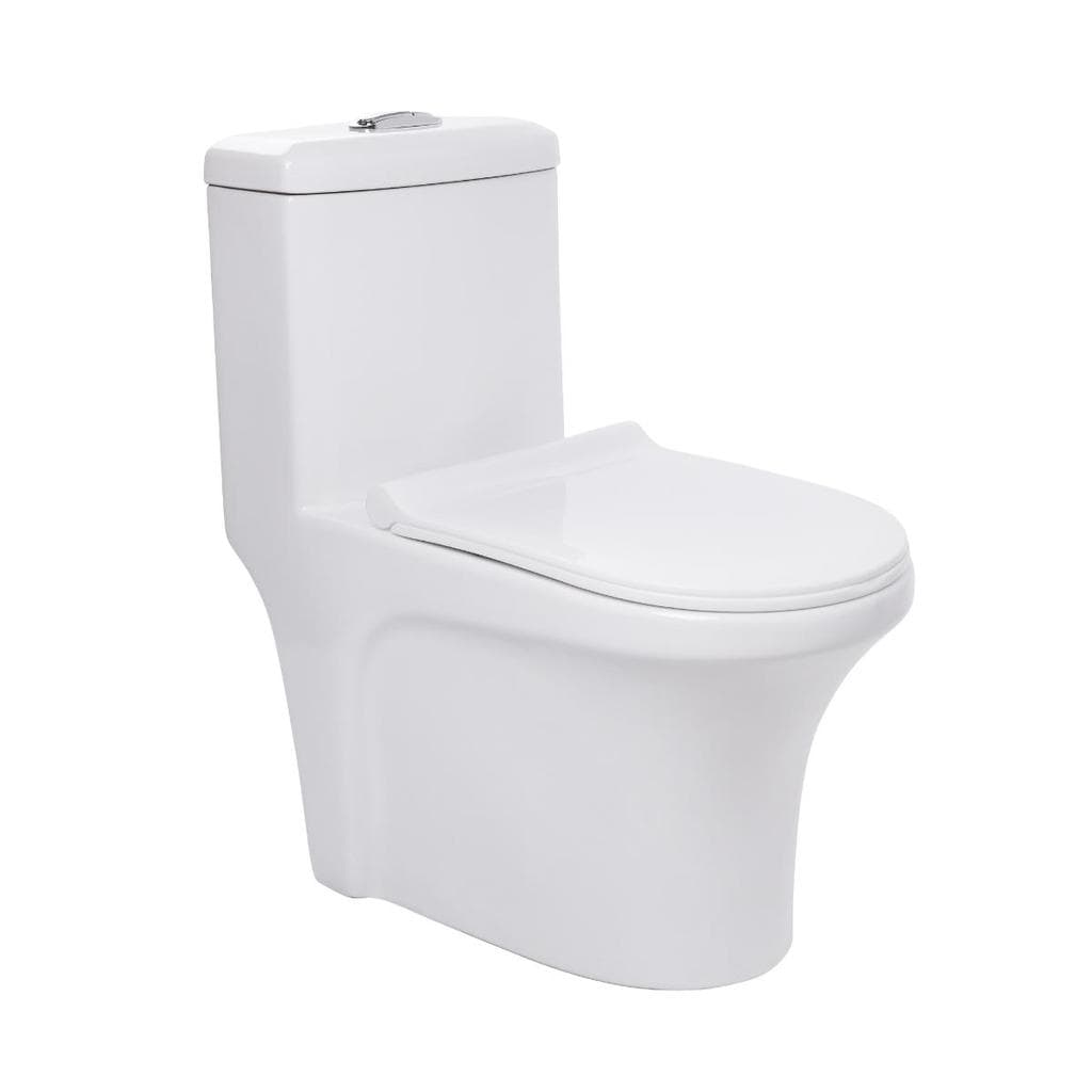 Vaso Sanitário Monobloco Caixa Acoplada Privada Barita Pingoo - Branco
