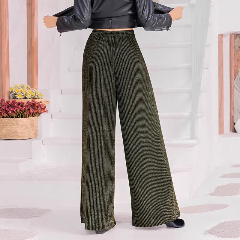 2025 primavera verão feminino novo estilo cor sólida elegante calças casuais femininas