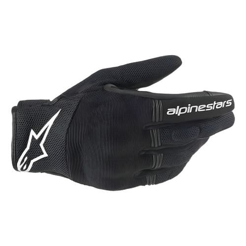 Luva Alpinestars Copper Preto Branco Cano Curto Moto