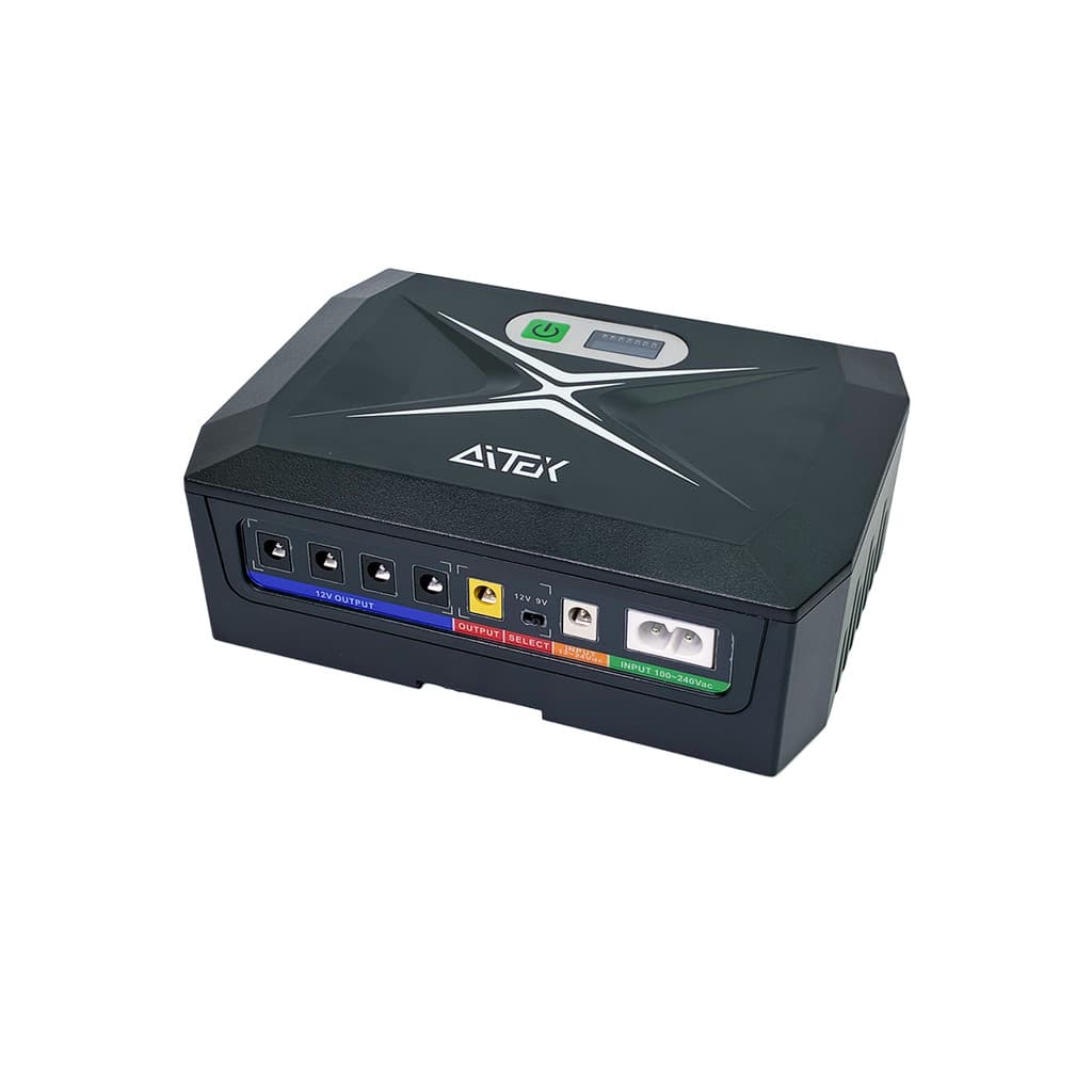 Mini Nobreak UPS 45W POE Gigabit 24V 48V Câmera DVR