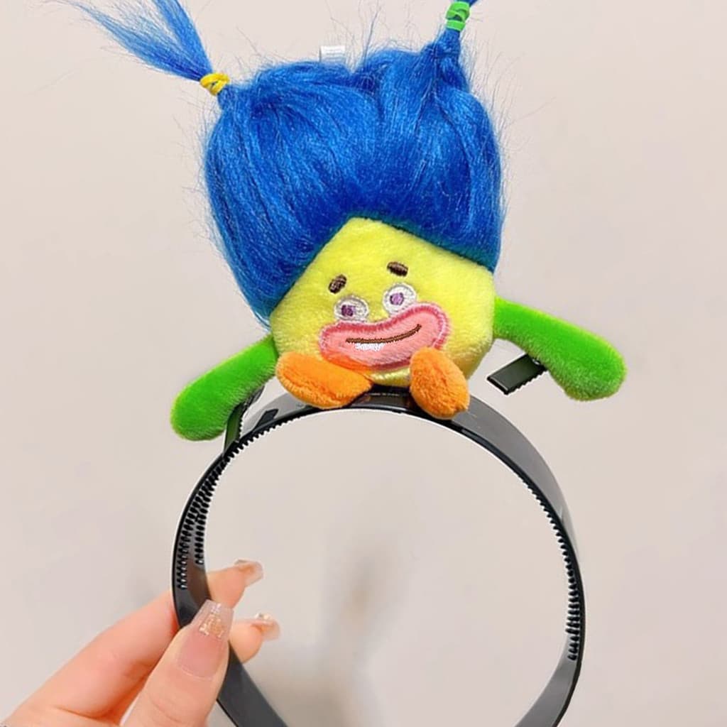 Engraçado Feio Boneca Faixas De Cabelo Criativo Pelúcia Rosto Lavagem Acessórios Para O Fontes De Festa Presentes