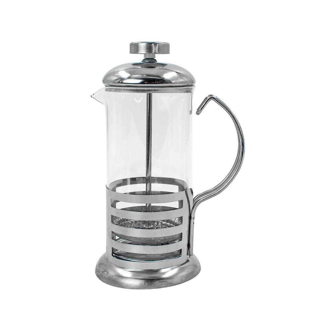 Cafeteira Prensa Francesa e Cremeira de Vidro com Inox - 350ml (Café e Chá)