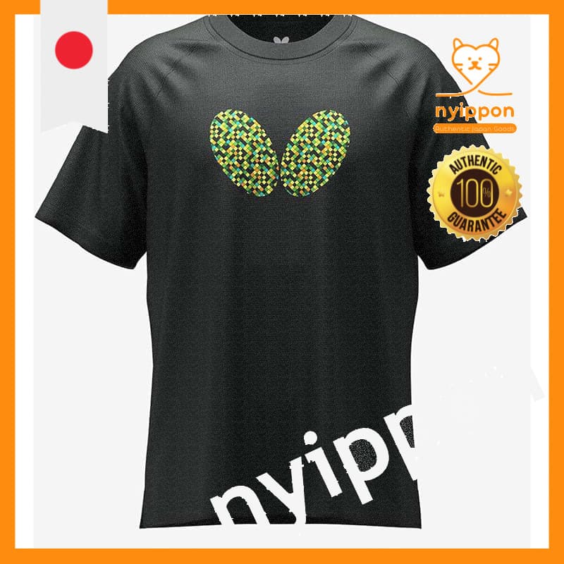 [Borboleta] Camiseta Multicolor 46580 Preta x Verde/Azul