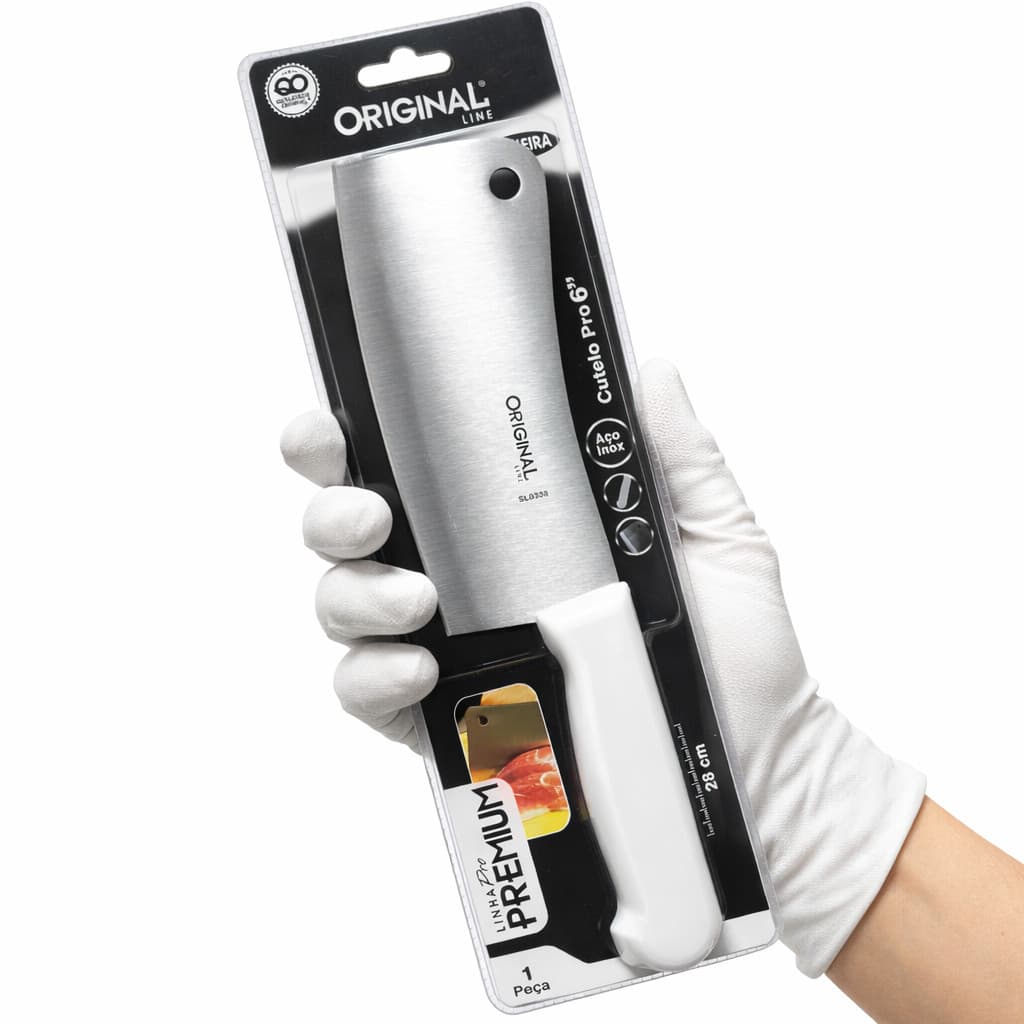 Cutelo Açougueiro Profissional 6″ em Aço Inox – Potência Máxima, Corte Preciso e Alta Durabilidade