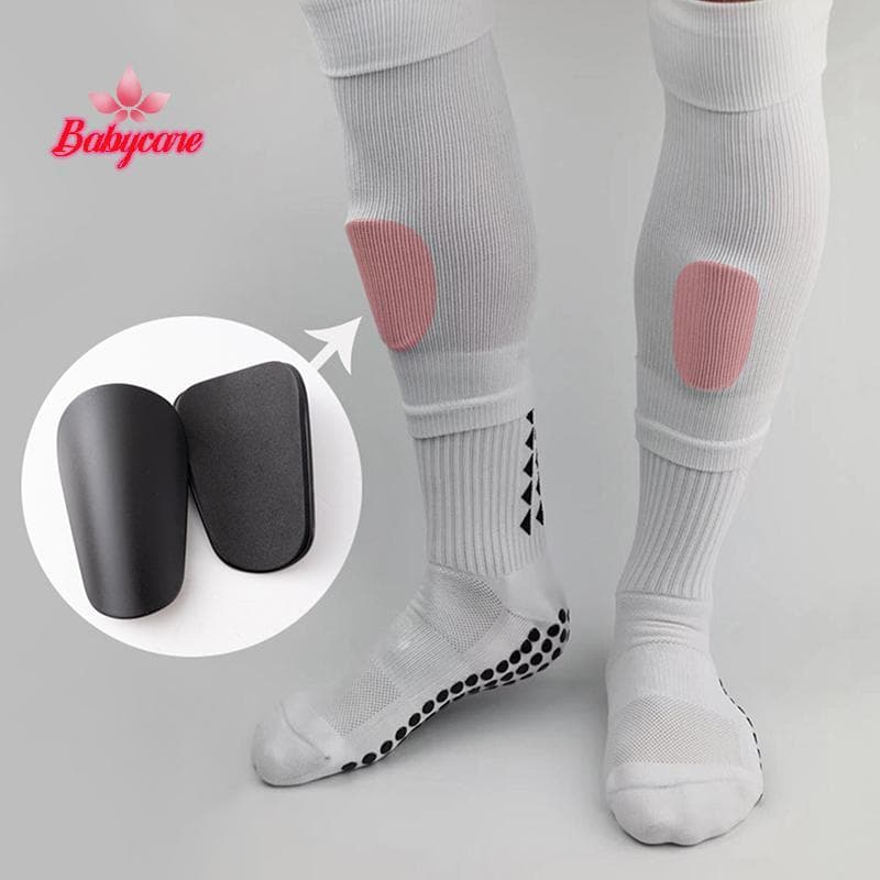 BYCE > 1 Par Mini Caneleiras De Futebol Resistente Ao Desgaste Protetor De Perna Absorvente Leve Portátil Placa De Haste