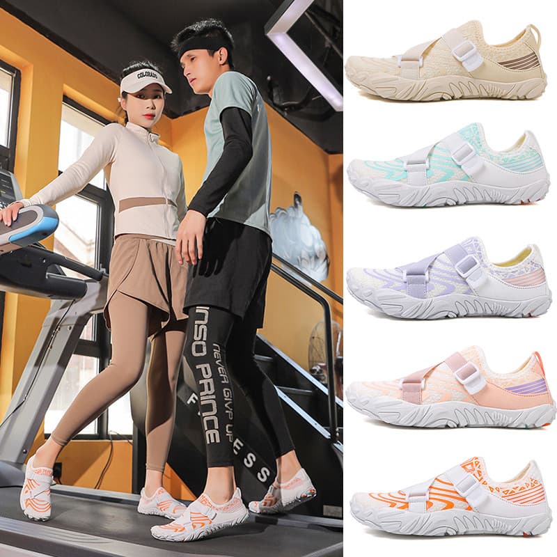 Sapatos de fitness das mulheres dos homens esteira interior sapatos especiais agachamento Deadlift absorção de choque sa