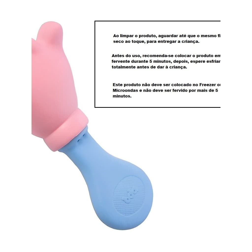 Mordedor Chocalho Pezinho   - Colors Toyster para Bebê – Macio e Colorido Brinquedo S