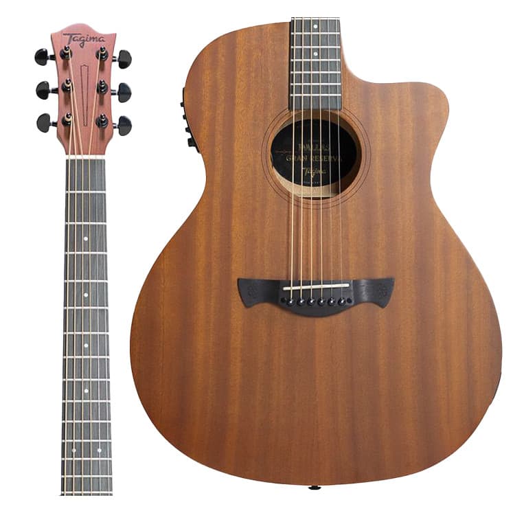 Violão Eletroacústico Tagima Gran Reserva Dallas NTOP Dreadnought Cordas de Aço Profissional
