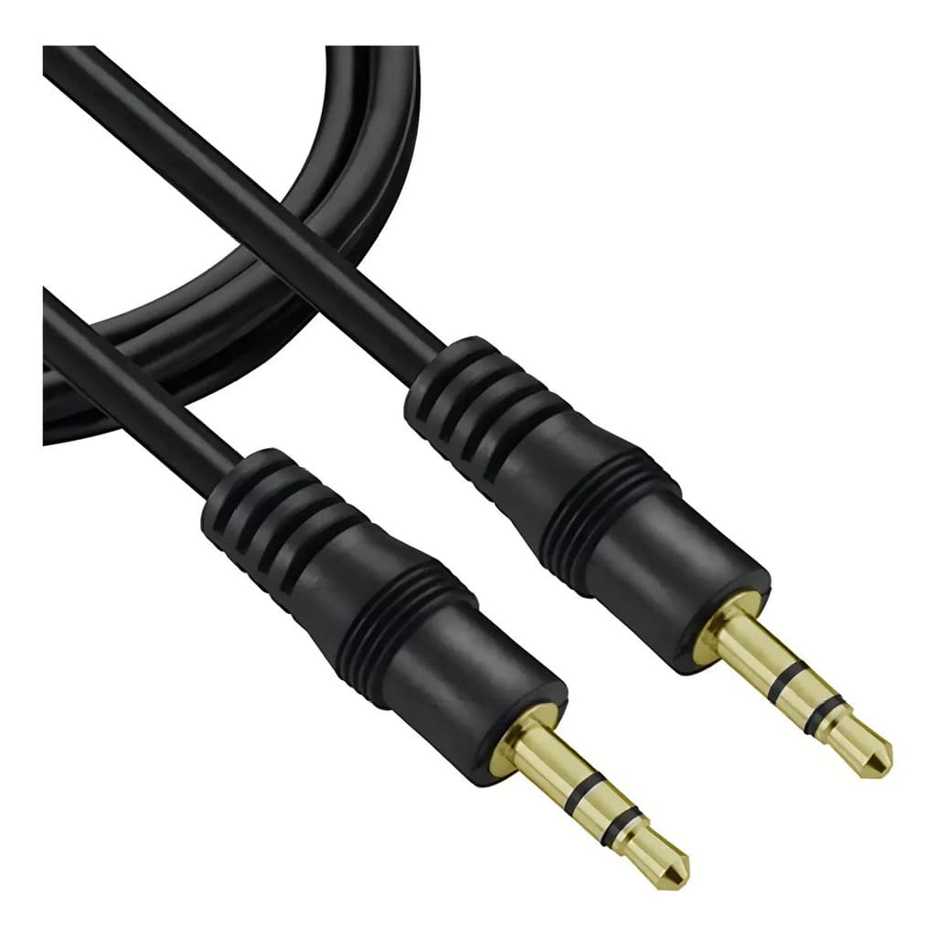 Cabo auxiliar para som / áudio P2xP2, 5 metros