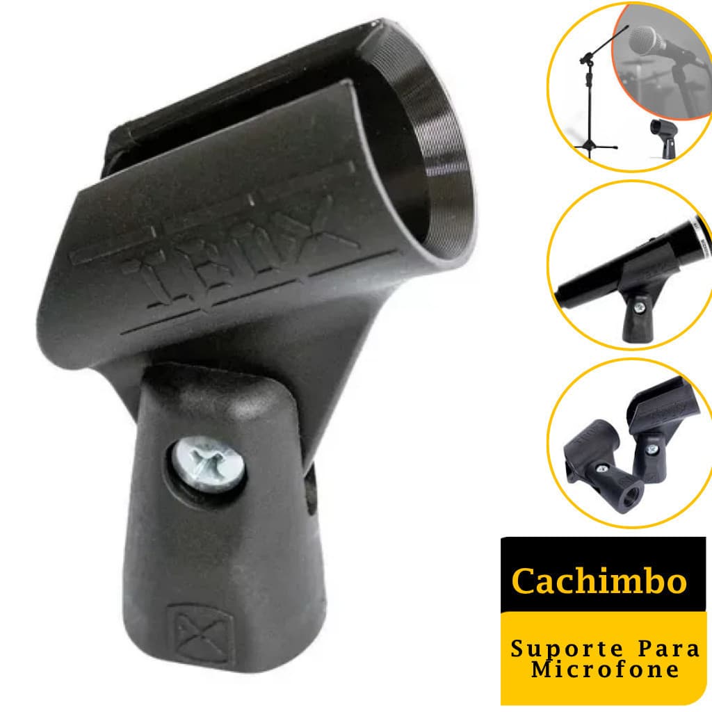 Cachimbo Suporte de Pedestal para Microfone com e sem Fio Premium Ibox