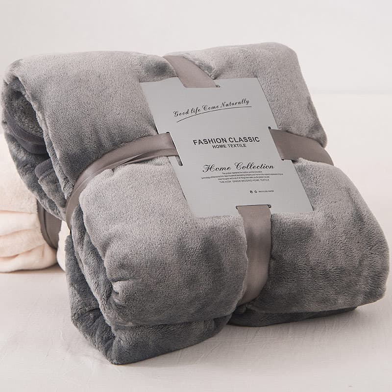 Cobertor nuvem vison velo cobertor Extra grosso inverno quente folha de cama Coral velo flanela cobertor almoço pausa co