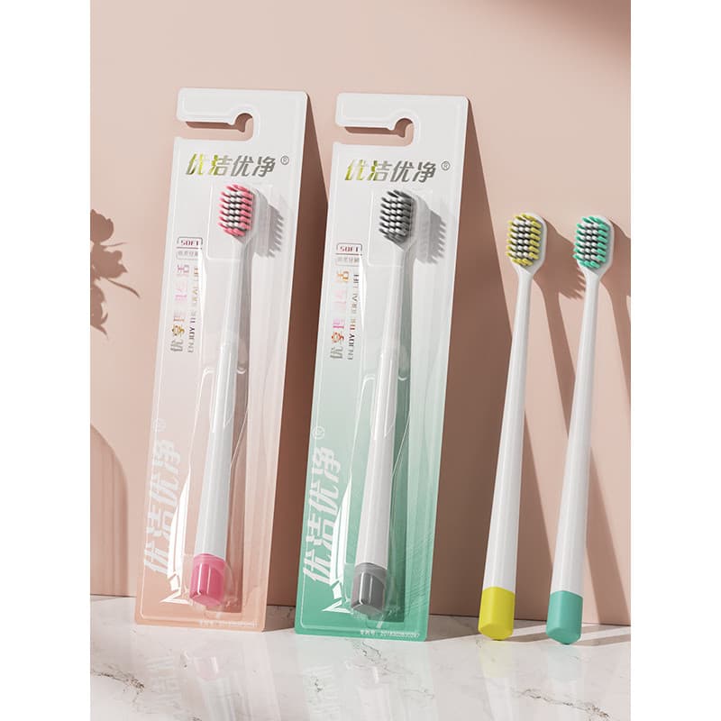 Você limpa escova de dentes profunda revestimento de língua dentes limpos cerdas macias Interdental cabeça larga suave c