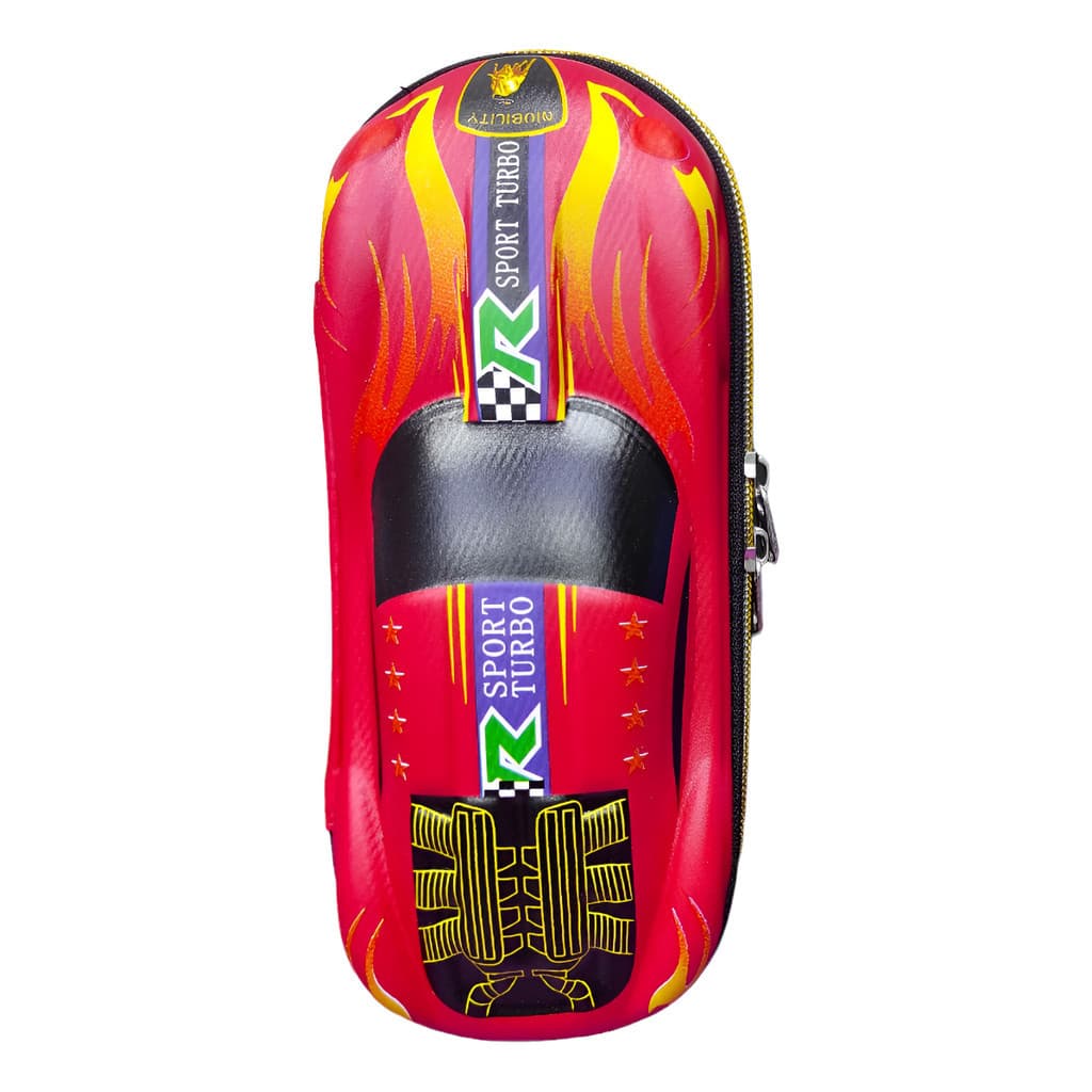 Estojo Escolar Infantil Carros Turbo 3D – Alto Relevo